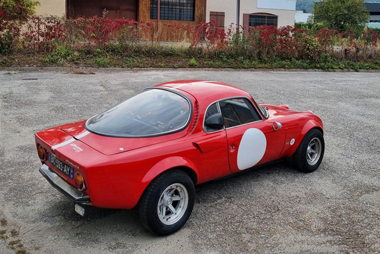 Matra Djet rouge vue arrière